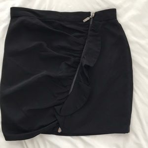 ⁉️NEW ZARA BASIC COLLECTION BLACK MINI SKIRT